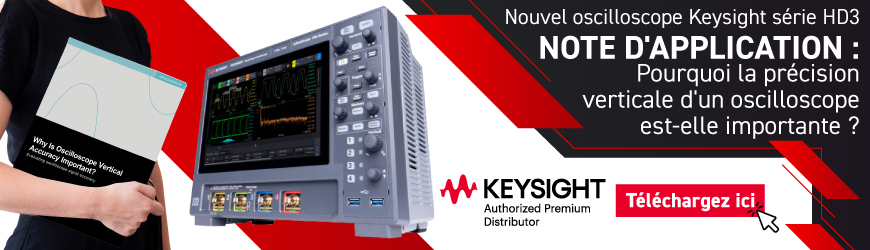 Keysight précision verticale oscilloscope